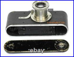Vintage Leica IA Camera W. 50/3,5 Elmar lens & withcase, rangefinder, cassette, box