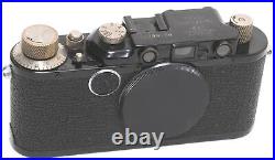 Vintage Leica II black camera body screw mount