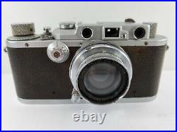 Vintage Leica III 1930s Ernst Leitz Wetzlar Camera with Summar F=5cm 12 Lens
