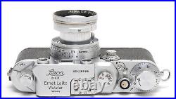 Vintage Leica III c camera lucky serial no. 420888 w. Summitar 2/5cm full