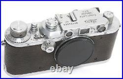 Vintage Leica III camera body 1935 Screw Mount film camera