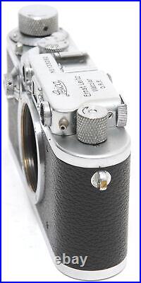 Vintage Leica III camera body shutter defect Screw Mount
