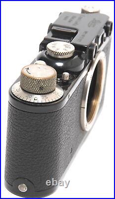 Vintage Leica IId black camera body Screw Mount M39 full working