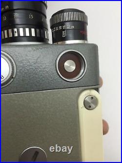 Vintage Leica Leicina 8SV 8mm Film Movie Camera with Case, Untested