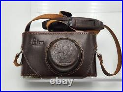 Vintage Leica Leitz Brown Leather Ever Ready Camera Case for IIIg / 3G & IIIF