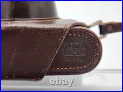 Vintage Leica Leitz Brown Leather Ever Ready Camera Case for IIIg / 3G & IIIF