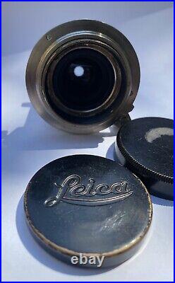 Vintage Leica Leitz Elmar 13.5 50mm Lens