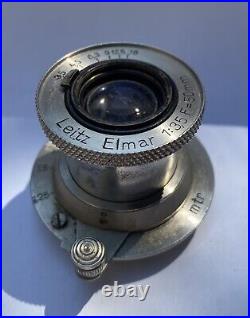 Vintage Leica Leitz Elmar 13.5 50mm Lens