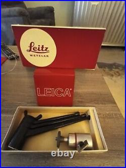 Vintage Leica Leitz Wetzlar Table Top Tripod And Bilora Ball Head Germany