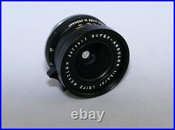 Vintage Leica Super Angulon-M 21mm f3.4 lens. 12501 Hood. Leica M4, M6, Leica MP