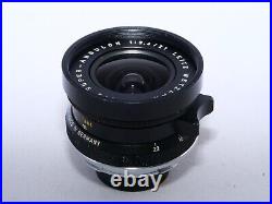 Vintage Leica Super Angulon-M 21mm f3.4 lens. 12501 Hood. Leica M4, M6, Leica MP