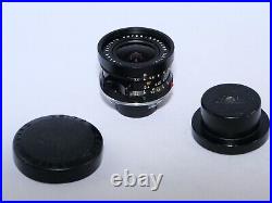 Vintage Leica Super Angulon-M 21mm f3.4 lens. 12501 Hood. Leica M4, M6, Leica MP