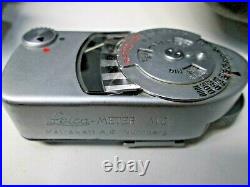 Vintage Leica Wetzlar M-3 Summicron Camera with F=5cm 12 Lens