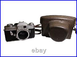 Vintage Leicaflex Camera Body Only SLR Germany Made With Leather Case