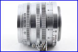 Vintage MINT Canon 50mm F1.8 Chrome Silver L39 LTM Leica Mount Lens From JAPAN