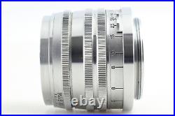 Vintage MINT Canon 50mm F1.8 Chrome Silver L39 LTM Leica Mount Lens From JAPAN