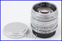 Vintage MINT Canon 50mm F1.8 Chrome Silver L39 LTM Leica Mount Lens From JAPAN