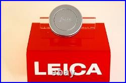 Vintage Original Leica Izqoo Heavy Silver Chrome M Lens Rear Lens Cap Mint