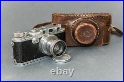 Vintage Rangefinder Camera Leica IIIa D. R. P. 1935 year+Summar F=5cm. 12 Lens