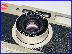 Vintage Rare Leica CM Point & Shoot Film Camera Summarit 40mm f/2.4 Prototype