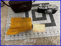 Vintage Zorki Camera Industar-22 35mm, N5079735, SovietUSSR Leica Copy With Papers