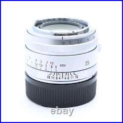 Voigtlander NOKTON Vintage 35mm F/1.5 Asph. TypeII VM Silver -Near Mint- #341