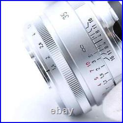 Voigtlander NOKTON Vintage 35mm F/1.5 Asph. TypeII VM Silver -Near Mint- #341