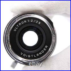 Voigtlander ULTRON Vintage Line 28mm F/2 Aspherical Type I VM (Leica M) #349