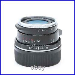 Voigtlander ULTRON Vintage Line 35mm F/2.0 ASPH II VM Black #385