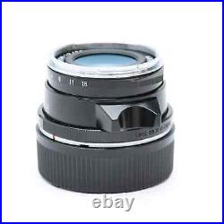 Voigtlander ULTRON Vintage Line 35mm F/2.0 ASPH II VM Black #385