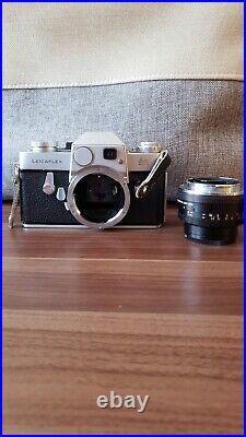 Working nice Vintage LEICAFLEX LEITZ WETZLAR SLR FILM CAMERA SUMMICRON R 2