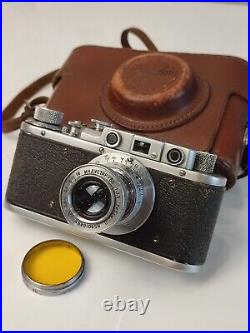 ZORKI 1 industar 50 lens soviet angefinder film camera copy Leica vintage camera