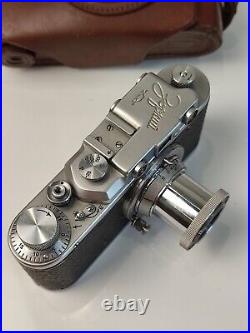 ZORKI 1 industar 50 lens soviet angefinder film camera copy Leica vintage camera