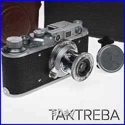 Zorki 1 in Box with Case Spool Tube Industar-22 USSR 1951-1952 Leica copy +Video