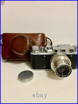 Zorki 1 rate Export Industar 22 lens rangefinder film camer, copy Leica. Cap. Ex