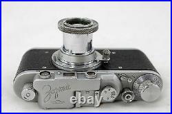 Zorki 1 type E, vintage 35mm camera, lens Industar 22, 3.5/50, KMZ Leica copy