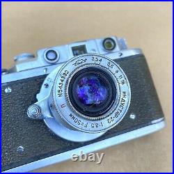 Zorki 35mm Rangefinder Film Camera (LEICA COPY) With 50mm 3.5 Lens, NICE
