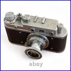 Zorki C Film Camera 35 mm with lens Industar 22 Vintage Soviet Copy Leica USSR