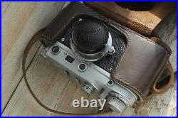 Zorki-C Original Soviet USSR camera f3.5/50mm lens Industar 22 RedP Leica copy