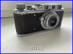 Zorki rangefinder camera 35 mm industriar 22 50 mm lens Leica copy of the USSR