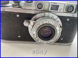 Zorki rangefinder camera 35 mm industriar 22 50 mm lens Leica copy of the USSR