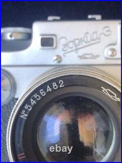 Zorky-3 + Jupiter 8 2/50 Vintage Camera M39 USSR KMZ Zorkiy Zorki 3 Leica III