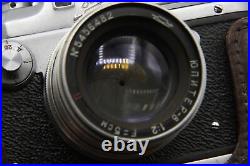 Zorky-3 Jupiter 8 2/50 Vintage Photo Camera M39 USSR KMZ Zorkiy Zorki Leica III